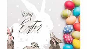 دانلود کلیپ آرت خرگوش عید پاک Easter Bunny