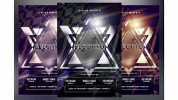 دانلود فایل لایه باز آگهی Electro Flyer