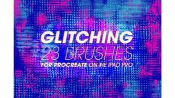 دانلود براش Glitching Brushes for Procreate