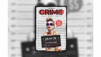 دانلود فایل لایه باز پوستر Indie Crime Poster/Flyer