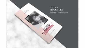دانلود قالب آماده ایندیزاین بروشور سه لت Modern Trifold Brochure