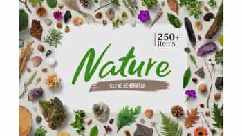 دانلود جعبه ابزار ساخت موکاپ صحنه طبیعت Nature Scene Generator