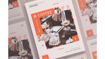 دانلود فایل لایه باز پوستر کافی شاپ Posters | Coffee Shop