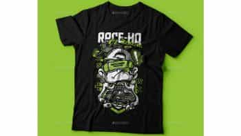 دانلود وکتور تیشرت Race-HQ T-Shirt Design