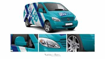 دانلود موکاپ ون Van Mockup