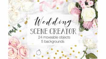 دانلود جعبه ابزار ساخت موکاپ عروسی Wedding Scene Creator – Top View