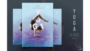 دانلود فایل لایه باز بنر یوگا Yoga Flyer