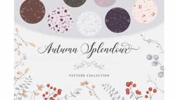 دانلود پترن پاییزی Autumn Splendour Patterns