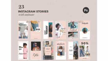 دانلود فایل لایه باز استوری اینستاگرام Instagram Story Templates