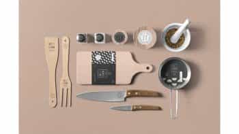 دانلود موکاپ لوازم آشپزخانه Kitchen Branding Mock-up