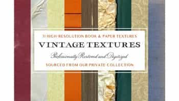 دانلود تکسچر کاغذ و کتاب Vintage Book & Paper Textures