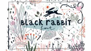 فونت انگلیسی فانتزی – Black Rabbit Font