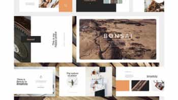 دانلود قالب پاورپوینت Bonsai PowerPoint Template