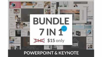 دانلود قالب پاورپوینت و کینوت Bundle 7 in 1 Powerpoint & Keynote