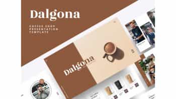 دانلود قالب پاورپوینت کافی شاپ DALGONA – Coffee Shop & Cafe Powerpoint Template