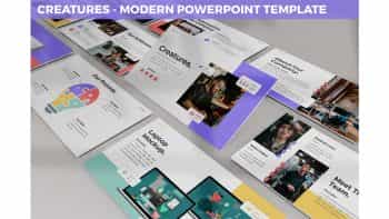 دانلود قالب پاورپوینت Creature – Modern Powerpoint Template