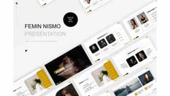 دانلود قالب پاورپوینت Femin Nismo Presentation Template