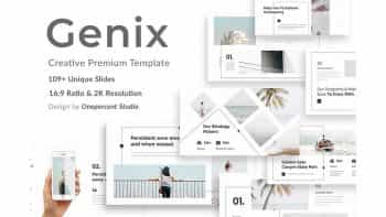 دانلود قالب پاورپوینت Genix Creative Powerpoint Template