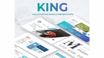 دانلود قالب پاورپوینت King Business Powerpoint Template