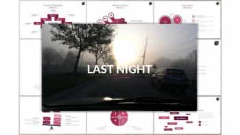 دانلود قالب پاورپوینت LAST NIGHT Powerpoint