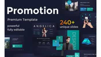 دانلود قالب پاورپوینت Promotion Creative Powerpoint Template