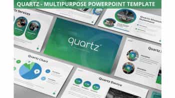 دانلود قالب پاورپوینت چند منظوره Quartz – Multipurpose Powerpoint Template