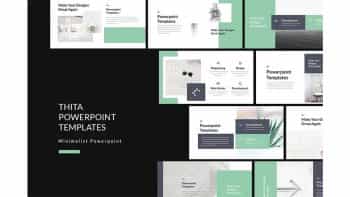 دانلود قالب پاورپوینت Thita Lookbook Powerpoint Templates