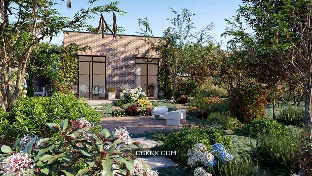 دانلود مدل سه بعدی گیاهان باغ از Globe Plants