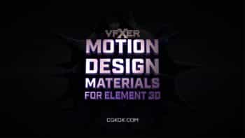 دانلود متریال موشن دیزاین برای Element 3D