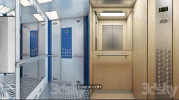 دانلود مدل سه بعدی آسانسور از Pro 3DSky