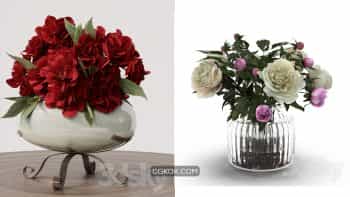 دانلود 78 مدل سه بعدی گل و گلدان از Pro 3DSky – مجموعه چهارم
