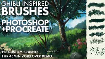 دانلود براش Ghibli برای فتوشاپ و Procreate