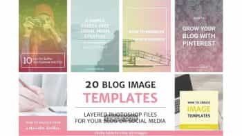 دانلود فایل لایه باز اینستاگرام Blog Post and Instagram Templates