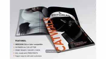 دانلود قالب ایندیزاین مجله Catwalk Magazine Indesign Template