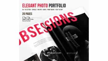 دانلود فایل لایه باز بروشور Elegant Photo Portfolio