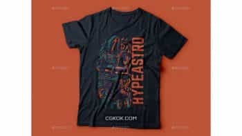 دانلود وکتور تیشرت Hypeastro T-Shirt Design