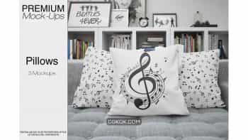 دانلود موکاپ کوسن Pillows Mockup Set