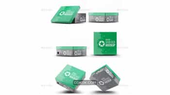 دانلود موکاپ جعبه کفش Shoe Boxes Mock-Up Bundle