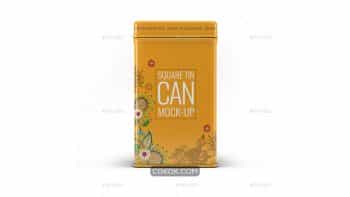 دانلود موکاپ قوطی فلزی Tin Cans Mock-Up Bundle