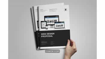 دانلود قالب ایندیزاین پروپوزال Web Design Proposal