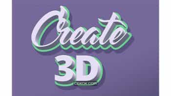 دانلود افکت متن 3D Text Effect