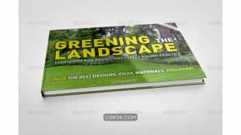 دانلود موکاپ کتاب A4 Landscape Book Mock-Up