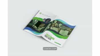 دانلود وکتور بروشور دو لت Bifold Brochure