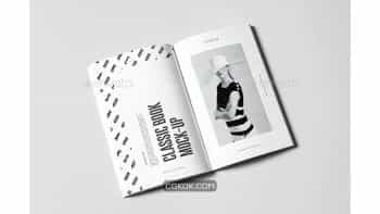 دانلود موکاپ کتاب Classic Book Mock-up
