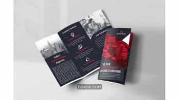 دانلود فایل لایه باز بروشور شرکتی Corporate Tri-fold Brochure