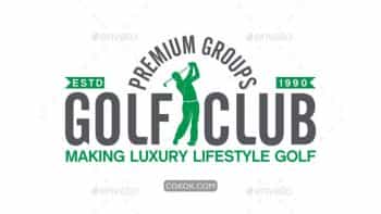 دانلود وکتور لوگو باشگاه گلف Golf Badges-Stickers & Logos