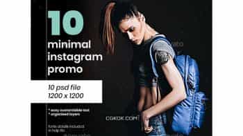 دانلود فایل لایه باز اینستاگرام Instagram Pack Promo