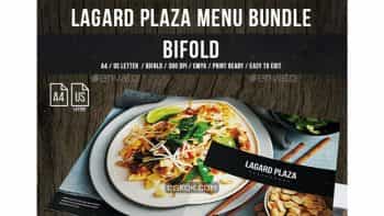 دانلود فایل لایه باز منو غذا Lagard Plaza Food Menu Bundle