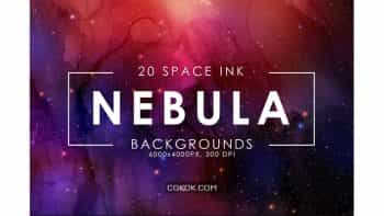 دانلود بک گراند جوهری Nebula Ink Backgrounds