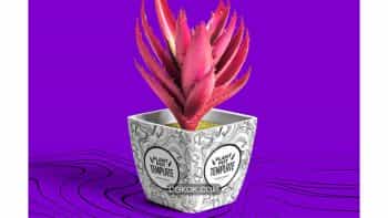 دانلود وکتور گلدان Plant Pot Design Template